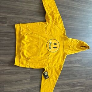 NWT Drew House Mascot Hoodie Golden Yellow Size M Medium Justin Bieber